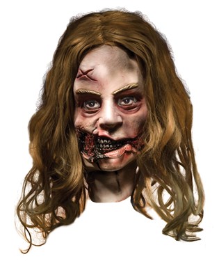 The Walking Dead - Little Girl Zombie Deluxe Mask Adult