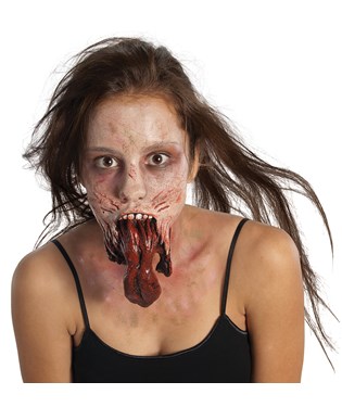 The Walking Dead - Split Jaw Latex Prosthetics Adult