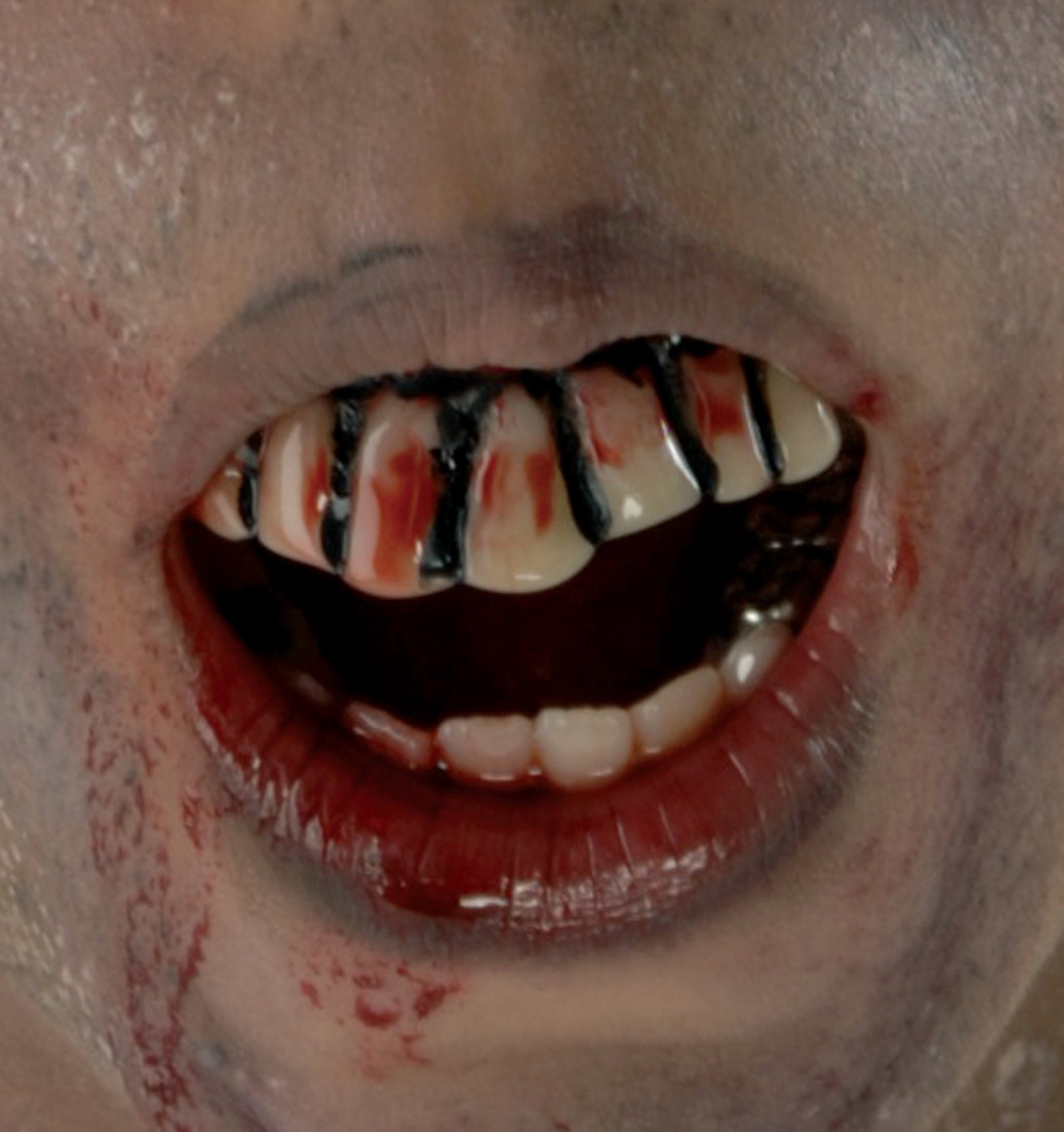 The Walking Dead Bloody Teeth Adult