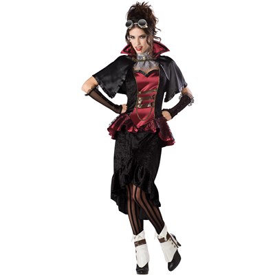 Steampunk Clothing Women on Steampunk Victorian Vampiress Adult Costume