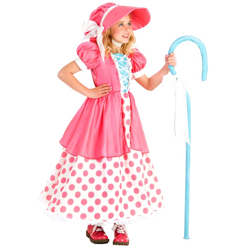 Polka Dot Bo Peep Child Costume for the 2022 Costume season.