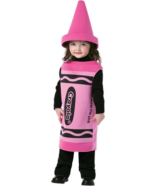 Crayola Tickle Me Pink Crayon Toddler Costume