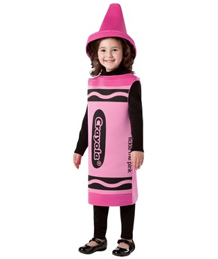Crayola Tickle Me Pink Crayon Child Costume
