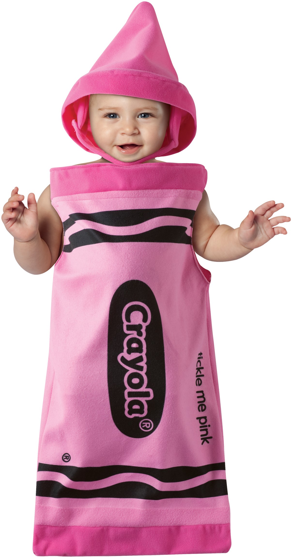 Crayola Tickle Me Pink Crayon Bunting Infant Costume