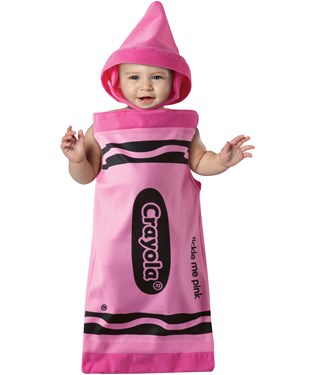 Crayola Tickle Me Pink Crayon Bunting Infant Costume