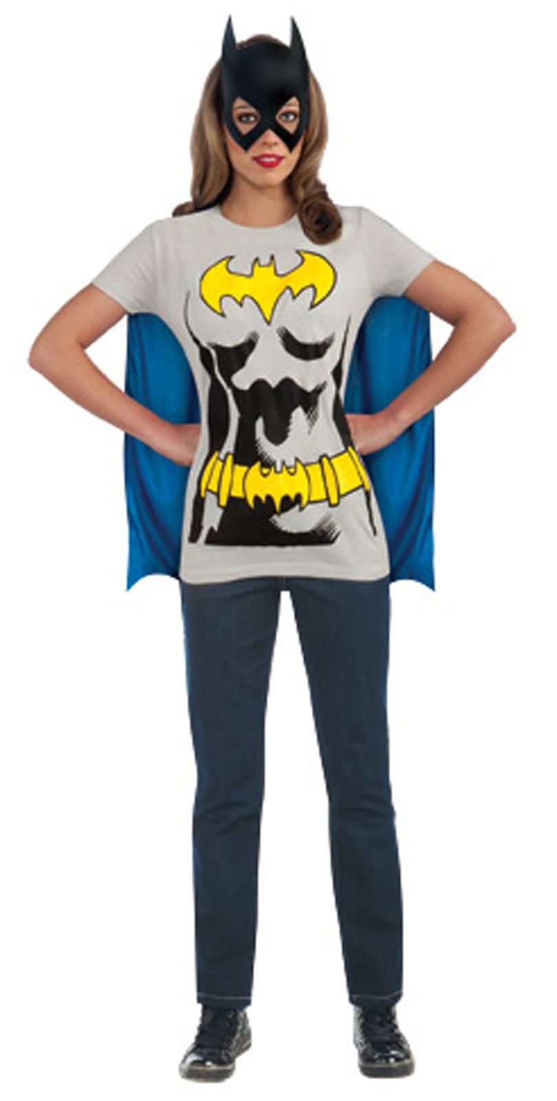 Batgirl T-Shirt Adult Costume Kit