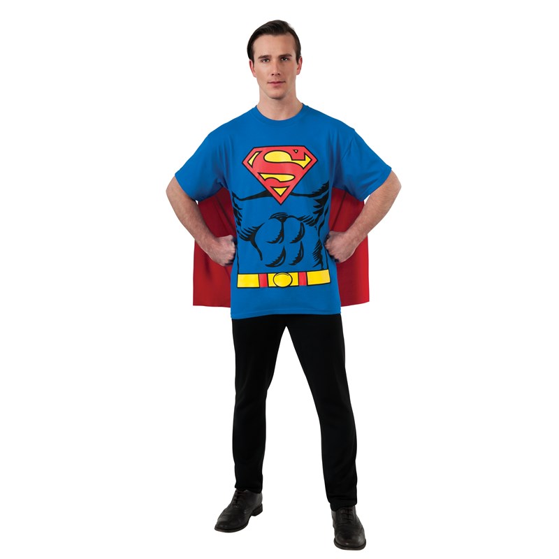 Superman T Shirt Adult Costume Kit for the 2022 Costume season.