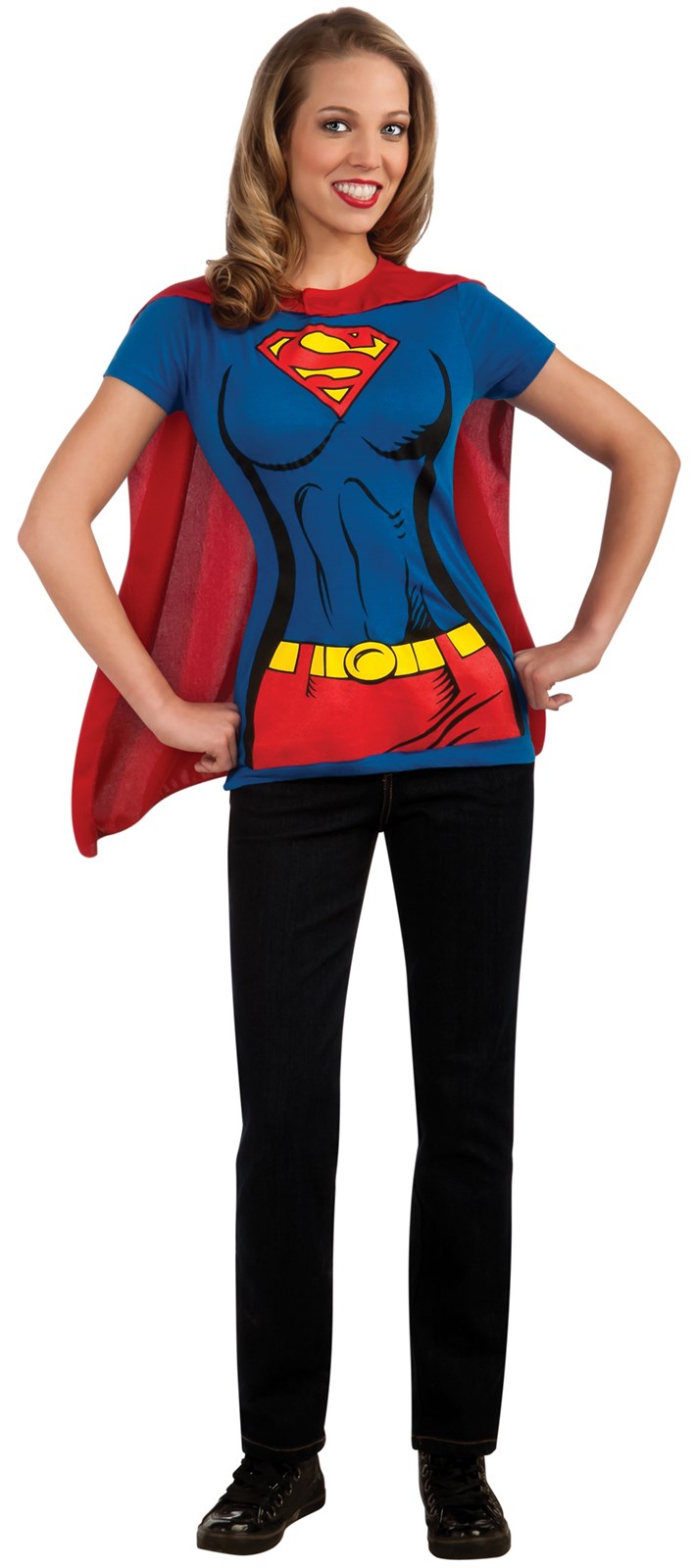 Supergirl T-Shirt Adult Costume Kit