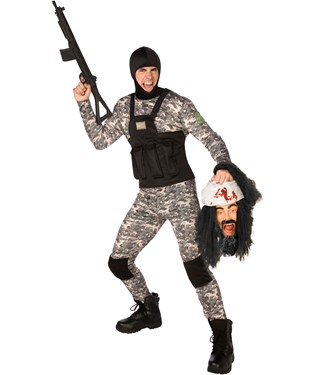 Navy Seal Adult Plus Costume