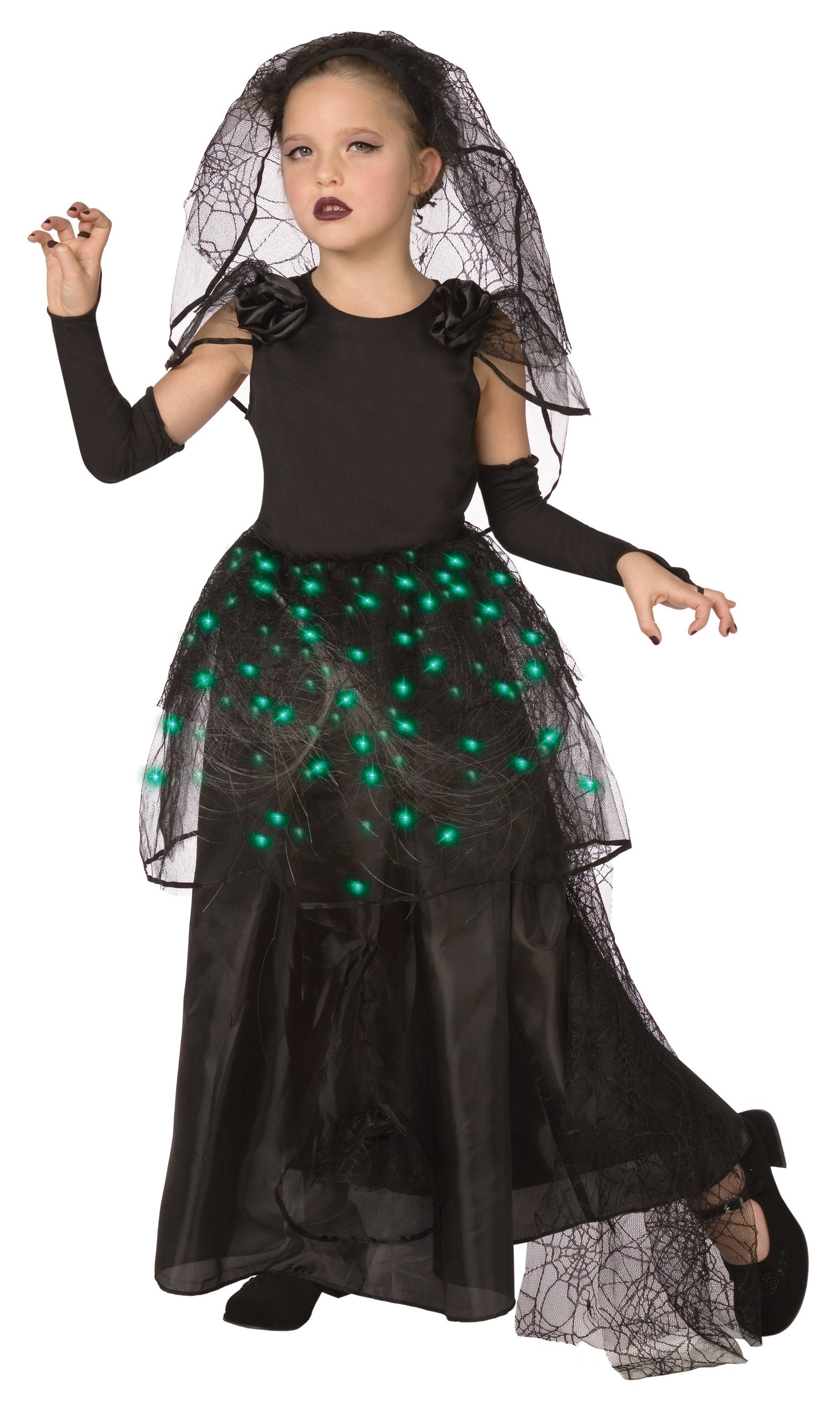 Gothic Bride Light-Up Tween Costume