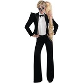Lady Gaga Tuxedo Adult Costume