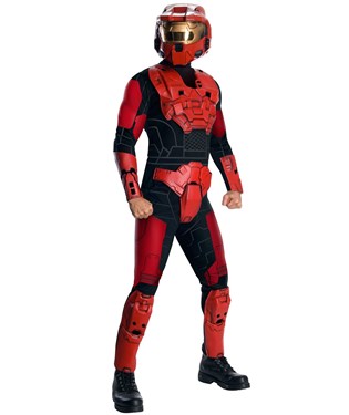 Halo  - Red Spartan Deluxe Adult Costume