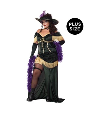 The Saloon Madame Adult Plus Costume