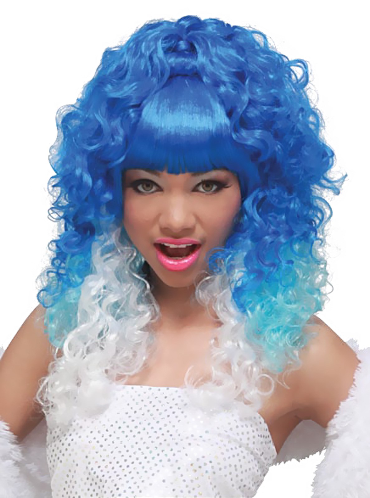 Blue Halloween Wig