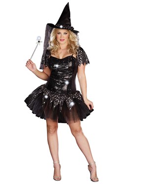 Starry Night Witch Adult Plus Costume