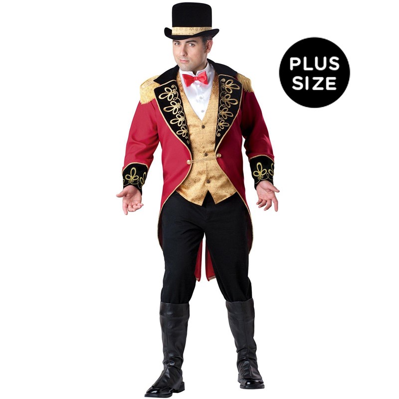 Ringmaster Adult Plus Costume for the 2022 Costume season.