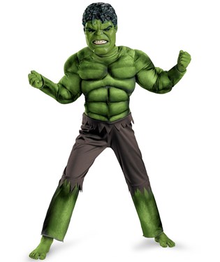 The Avengers Hulk Classic Muscle Chest Toddler Costume