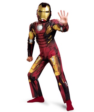The Avengers Iron Man Mark VII Classic Muscle Chest Costume
