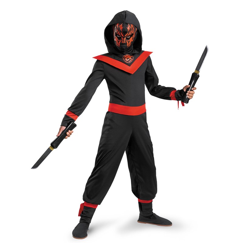 Neon Ninja Child Costume for the 2022 Costume season.