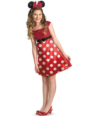 Disney Mickey Mouse Clubhouse Red Minnie Mouse Child / Tween Costume