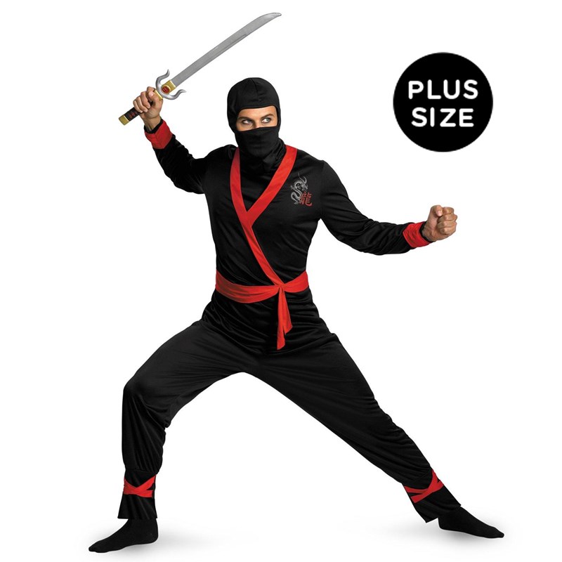 Ninja Master Adult Plus Costume for the 2022 Costume season.