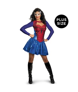 Spider - Girl Plus Adult Costume