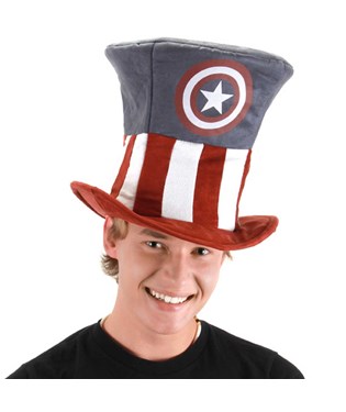 Captain America Mad Hatter Adult Hat