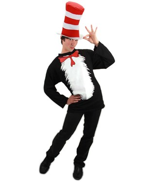Dr. Seuss The Cat In The Hat Adult Plus Costume