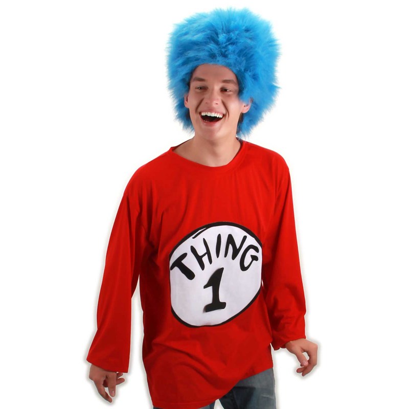 Dr. Seuss Thing 1 Plus Adult Costume Kit for the 2022 Costume season.