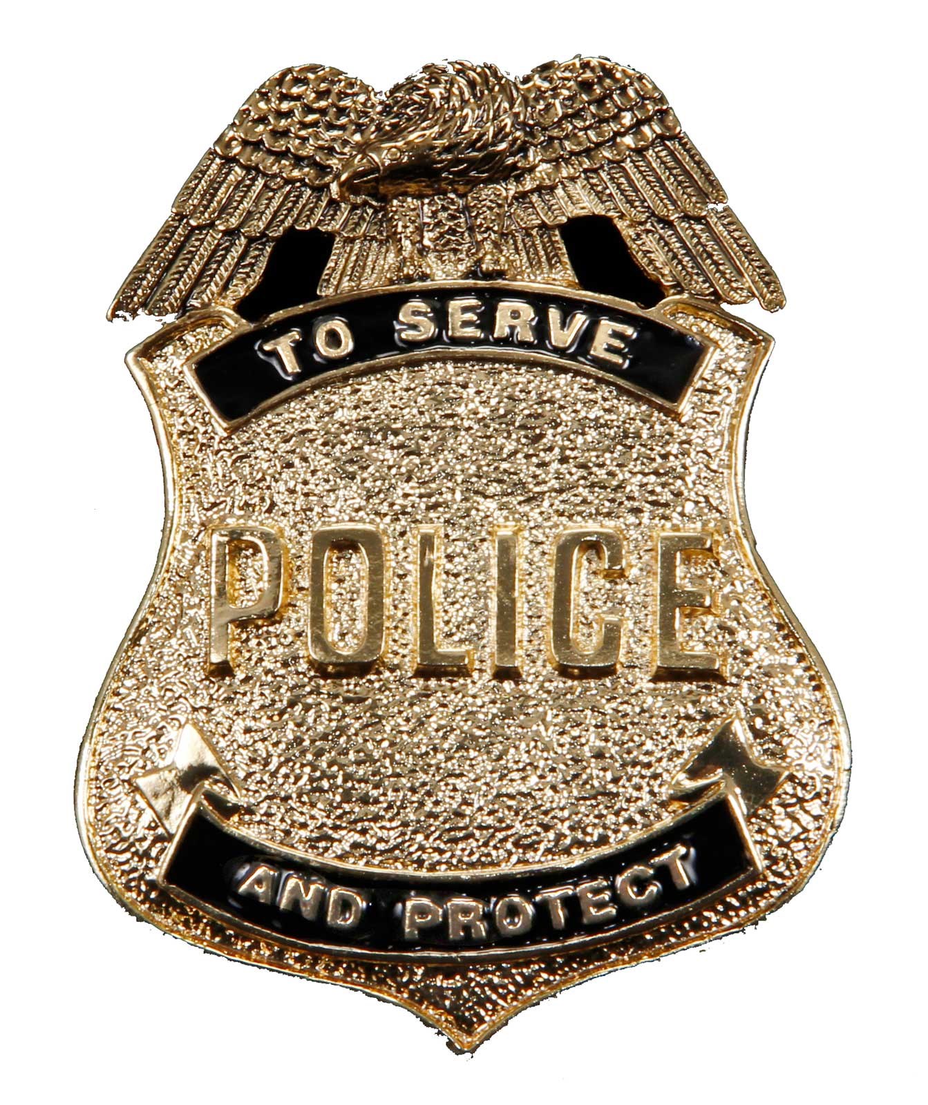 Antique Gold Police Badge