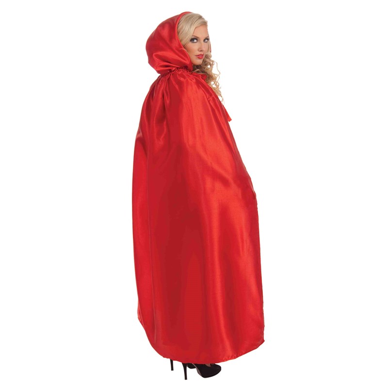 Fancy Masquerade Red Adult Cape for the 2022 Costume season.