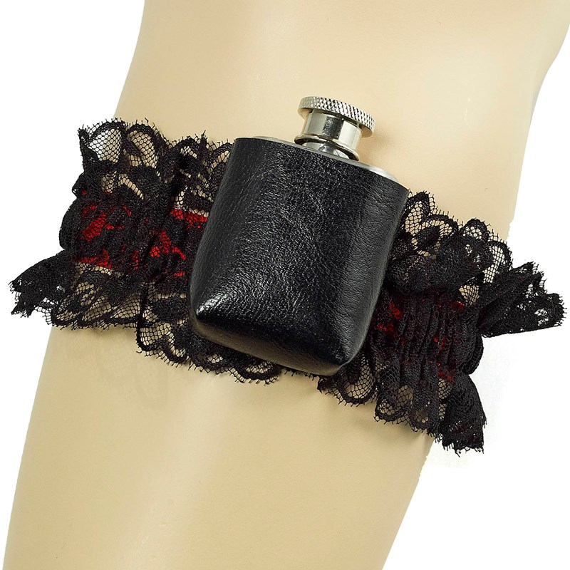 Roaring 20s Deluxe Gangster Adult Garter and Flask for the 2022 Costume season.