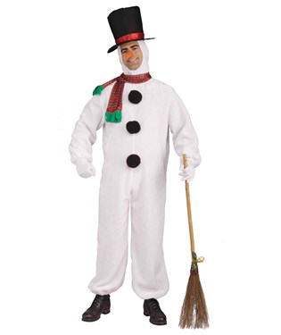 Plush Snowman Adult Costume