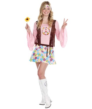 Peace Baby! Light-Up Teen Costume
