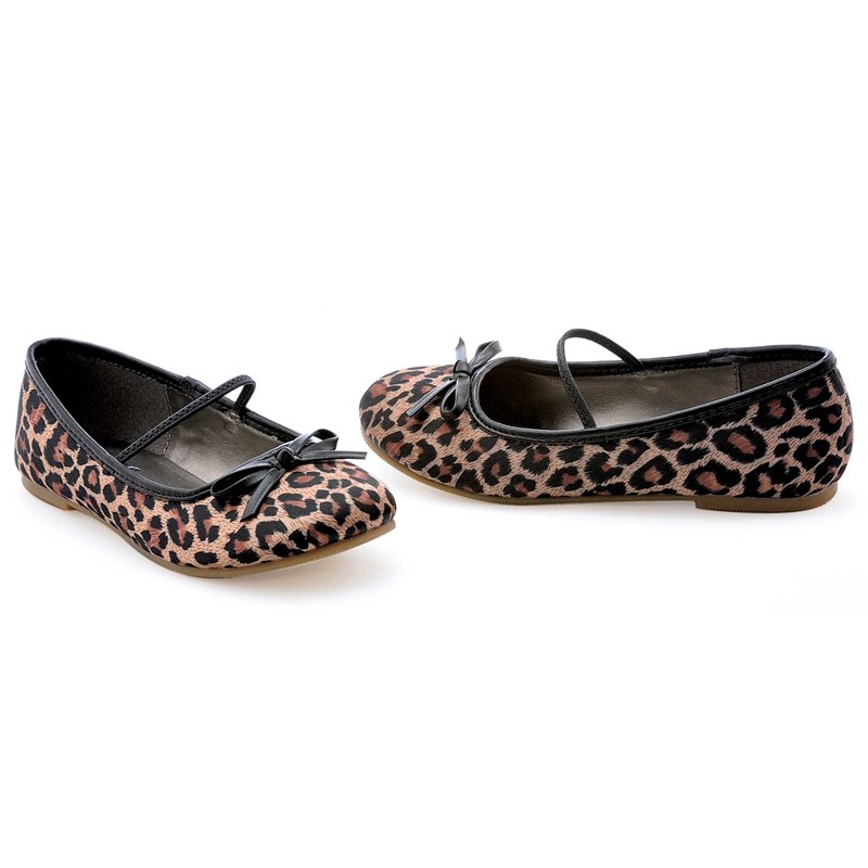 Leopard Ballet Flat Child Shoes for the 2022 Costume season.