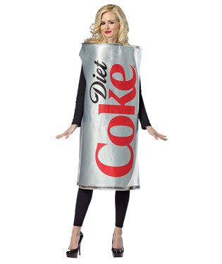 Coca-Cola - Diet Coke Can Adult Costume
