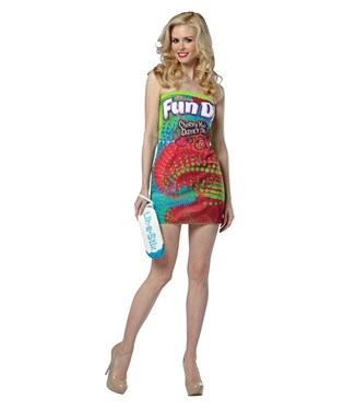 Fun Dip Strapless Dress Adult Costume