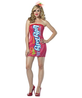 Laffy Taffy Tube Dress Adult Costume