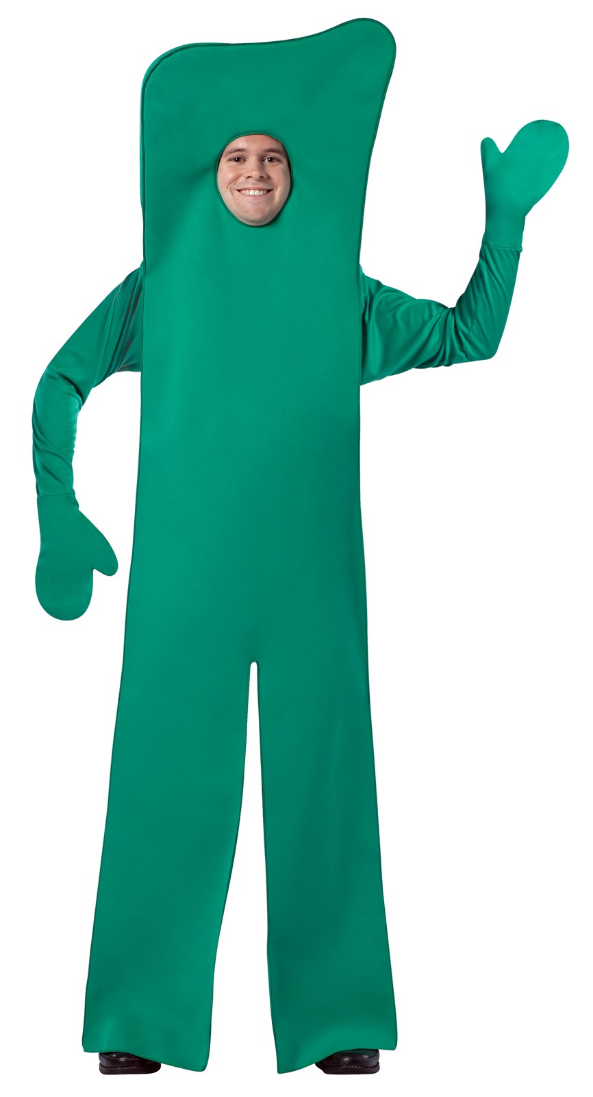 Gumby Open Face Adult Costume