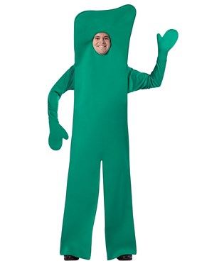 Gumby Open Face Adult Costume