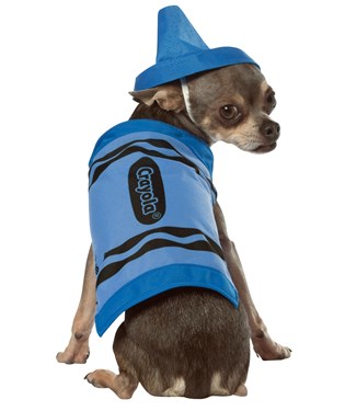 Crayola Blue Crayon Pet Costume