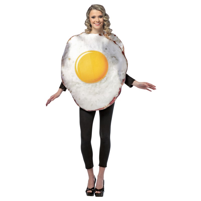 Fried Egg Adult Cotume for the 2022 Costume season.