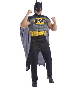 DC Comics Batman Muscle Chest Adult Costume Kit