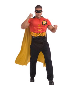 DC Comics Robin Muscle Chest Adult Costume Kit