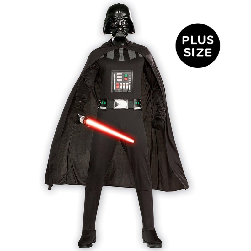 Star Wars Darth Vader Adult Plus Costume for the 2022 Costume season.