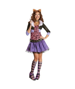 Monster High Deluxe Clawdeen Wolf Adult Costume