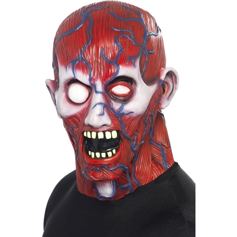 Anatomy Man Latex Mask Adult for the 2022 Costume season.