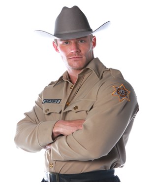 Sheriff Shirt Adult Costume