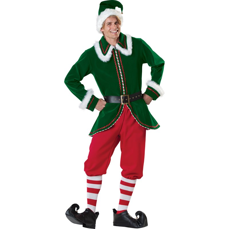 Santas Elf Adult Costume for the 2022 Costume season.