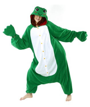 BCozy Frog Adult Costume